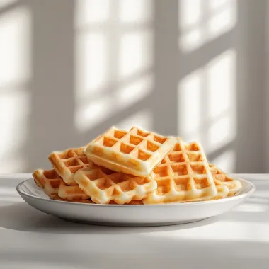 Bánh waffles tiệm bánh Min