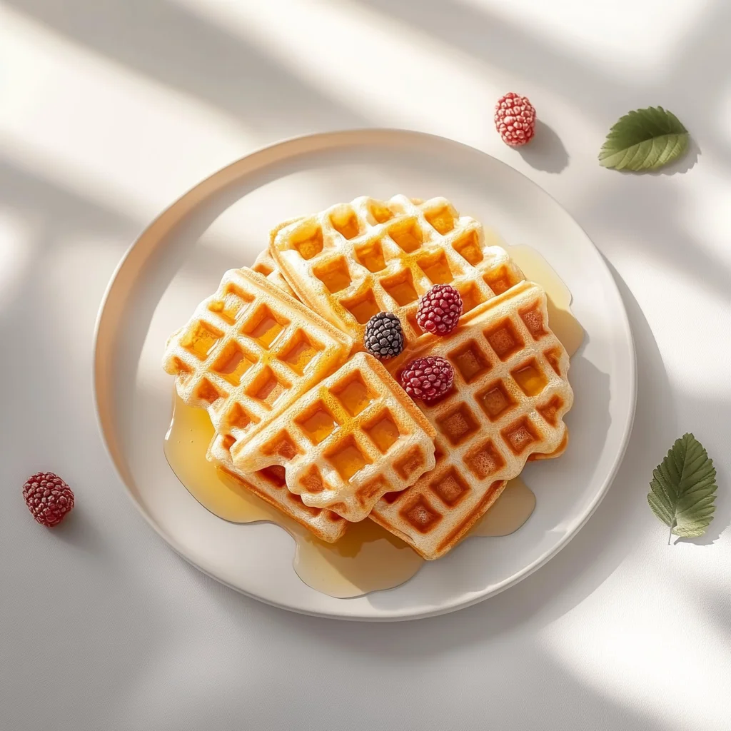 Bánh waffles tiệm bánh Min